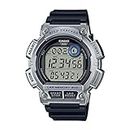 Casio Unisex Rubber Digital Gray Dial Watch-Ws-2100H-1A2Vdf, Band Color-Black