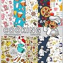 Cooking Scrapbook Paper: Double- Sided Decorative Kitchen Themed Pattern Craft Paper pad for Origami, Ephemera, Mixed Media, Scrapbooking, wrapping, Junk Journals, Crafting, And More