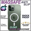 Magsafe iPhone Clear Cover Shockproof Non Slip Apple Case Mag Safe