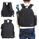 Digital Camera Backpack Large Capacity Rucksack Waterproof Tripod DSLR Case Bag
