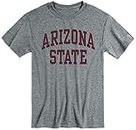 Barnesmith Arizona State University ASU Sun Devils Short Sleeve Adult Unisex T-Shirt, Classic, Charcoal Grey, Medium