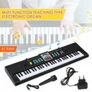 ABS Portable Piano Keyboard 61 key Digital Music Keyboard Instrument EU