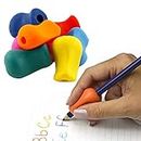 Party Propz Pencil Gripper For Kids-3Pcs Pencil Holder,Pen Holder Or Finger Grip Handwriting Pencil Grip Holder For Beginner,Kids 3 Years,Preschoolers/Pen Holder For Kids,Multicolor