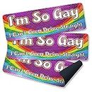 Anley I'm So Gay I Can't Even Drive Straight Car Magnet Signs - Reflective Truck & Vehicle Bumper Sticker - LGBT Magnetic Decal (10 inch) - Set of 3