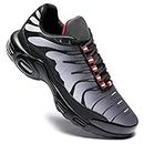Mens Trainers Running Fashion Shoes Air Cushion Casual Sneakers Walking Tennis Gym Athletic Sports Grey