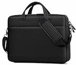 Saddhu 360 Protective Laptop Bag for Women Work Tote Bag Crossbody Messenger Office Bag, Black, 16"