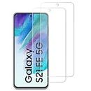 WOW IMAGINE Unbreakable Nano Film Glass Screen Protector for Samsung Galaxy S21 FE 5G [ Flexible like a Screen Guard, Harder than a Tempered Glass ] - Pack Of 2