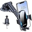 Miracase Car Phone Holder for Cars Dashboard & Windscreen &Air Vent, 3 in 1 Mobile phone Mount Automobile Cradle 360° Rotatable Stand for iPhone 15 Pro Plus Max 14 13 12 11Samsung