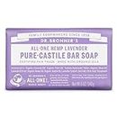 Dr. Bronner's Organic All-One Hanf Lavendel Pure-Castile Seifenriegel