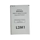 L2M1 Batteria per Brondi Amico Smartphone + Più Plus Senior Smartphone Brondi Amico Smartphone Model BIGFP2000AA Rechargeable Li-ion Battery BL-55A 3.7V 2000mAh 7.4Wh