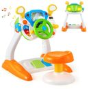 Kids Electronic Car Driving Steering Wheel Simulation Activity Role Play Toy