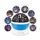 Saiyam Star Master Projector with USB Cable 4 LED Bead 360 Degree Rotating Romantic Room Cosmos Star Projector Night Lamp (Multicolor)