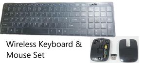2.4Ghz Wireless Thin Keyboard+NumPad & Mouse for Samsung UN32EH5300F Smart TV
