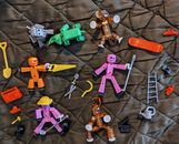 Stikbot Lot of 32 Stop Motion Animation Stickbots Action Animals Accessories Toy