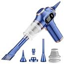 2 in 1 Compressed Air Duster, Electric Duster Vacuum Cleaner, Multi Electric Duster with LED Display, Compressed Air Cleaner for PC, Electronics, Keyboard, Filter Element, Replaces Compressed Air Can