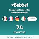 Babbel Language Learning Software - Learn to Speak Spanish, French, English, & More - 14 Languages to Choose from - Compatible with iOS, Android, Mac & PC (24 Month Subscription)