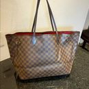 Louis Vuitton Bags | Louis Vuitton Damier Ebene Neverfull Gm | Color: Gray | Size: 15.5x12x7.5