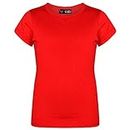 A2Z 4 Kids Kids Girls T Shirts Cotton Plain School T-Shirt - Girls T Shirt Red 11-12