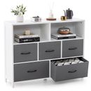 Fabric Dresser Bedroom Wide Chest of Drawers Home Storage Organizer Unit