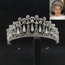 Boda Novia Corona de Perlas Diana Princesa Tiara Accesorios para el Cabello