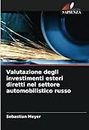 Valutazione degli investimenti esteri diretti nel settore automobilistico russo (Italian Edition)