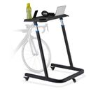 Multifunctional height adjustable console, laptop table roller trainer, standing console rollable