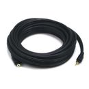 MONOPRICE 5590 A/V Cable, 3.5mm M/F Ext Cble,Blk,20ft