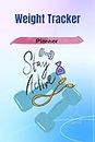 Weight Tracker: Stay Active Planner Weight Wachers: Track Weight Loss A5 Blue cover