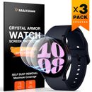 F Samsung Galaxy Watch 6 5 Pro 4 Classic 40-46mm Tempered Glass Screen Protector