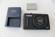 Canon Digital Camera PowerShot S100 Black 12.1 Megapixels 5x Optical Zoom