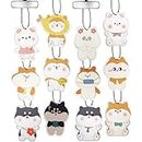 12 Pack Car Air Fresheners Cute Dog Car Interior Accessories Mirror Hanging Scents Freshener Automotive Room Decor Birthday Christmas Gift for Women Teen Girls