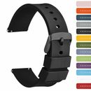 WOCCI Silicone Watch Band Rubber Strap 14mm 16mm 18mm 19mm 20mm 21mm 22mm 24mm