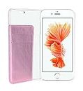 Phonix IP6SBCO Eco Leather Book Case Glitter for Apple iPhone 6S/6 Rose Gold