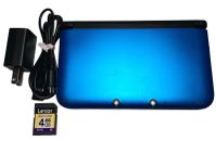Nintendo 3DS XL Handheld System Console Blue/Black  Working 4GB SD & Charger