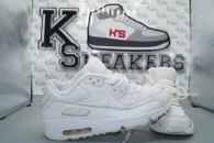 Nike Air Max 90 Ltr (GS) EU 40 US 7Y Women's Shoes 833412-100 White Sneakers