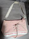 READ Sneaker Shoe Style Pink Hand Bag Purse Canvas Pack
