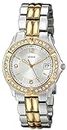 Guess 38MM Classic Watch, Silver-Tone/Gold-Tone, GUESS Women's Stainless Steel Crystal Accented Bracelet Watch