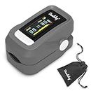 Vandelay Pulse Oximeter Fingertip C101H1 - Blood Oxygen Meter SpO2 & Pulse monitor - FDA, CE- Professional Series (Grey)