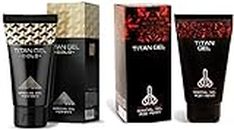 Original Male Titan Gel Gold with IRVY Titan Gel Red Massage Cream for Men