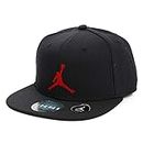 Nike Jordan Big Boys Youth Retro Snapback Hat (Black/Red, One Size 8/20)