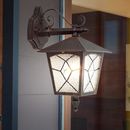 LED Außen Haus Wand Lampe Laterne rostfarbig Vintage Leuchte Garten Beleuchtung