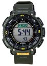 Casio Pro Trek Digital Green Digital Compass Alarm Timer PRG3403 100M Mens Watch