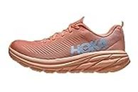Hoka One One Womens Rincon 3 Synthetic Textile Shell Coral Peach Parfait Trainers 7 US