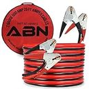 ABN Jumper Cables 25’ Feet Long 2-Gauge 600 AMP ? Commercial Automotive Vehicle Booster Cables ? Motorcycle Car ATV