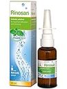 Rinosan Isotonic Nasal Mint Spray - for Allergy, Congestion, Rhinitis, Sinus and Hayfever - Relief for Adults and Kids - Added Eucalyptus, Calcium - 30 ml