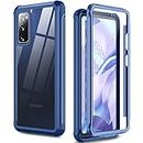 Oterkin Case for Samsung Galaxy S20 FE 5G, Built-in Screen Protector 360° Full Body Clear Cover Shockproof Case for Samsung Galaxy S20 FE 6.5" 2020 5G blue