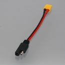 XT60 Male Connector to GPS SAE 2pin DC Power Automotive adapter Cable 16awg 15CM