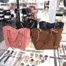 Michael Kors Womens Large Fashion PVC Leather Shoulder Tote Bag Handbag Purse MK