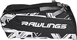 Rawlings | Remix Baseball & Softball Equipment Bag | T-Ball/Rec/Travel | Duffel - Black