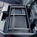 JKCOVER Center Console Organizer Tray Compatible with (2019-2022 2023) Chevy Silverado 1500/GMC Sierra 1500 and 2020-2023 Silverado/Sierra 2500/3500 HD - Full Console w/Bucket Seats ONLY，Black trim